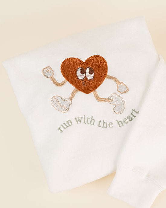 Sudadera Run With The Heart