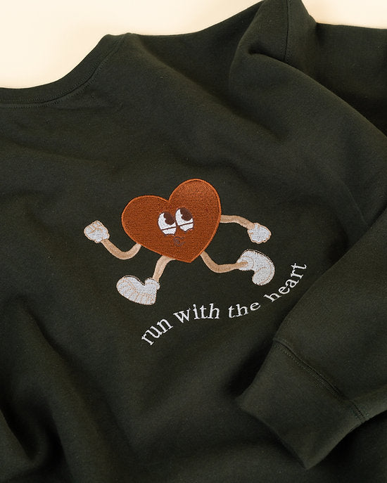 Sudadera Run With The Heart