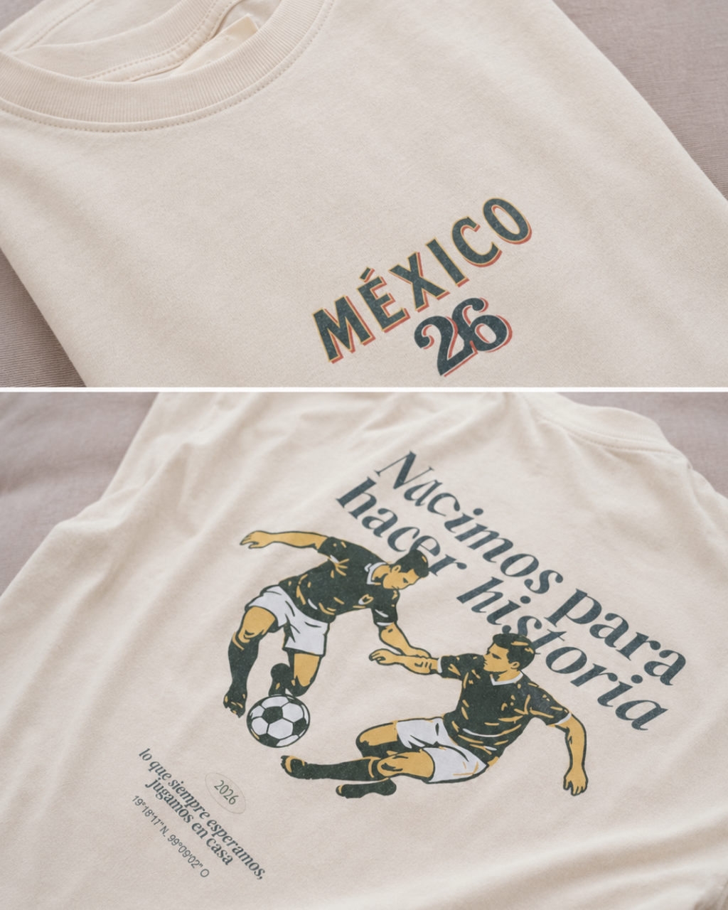 Playera Nacimos Para Hacer Historia