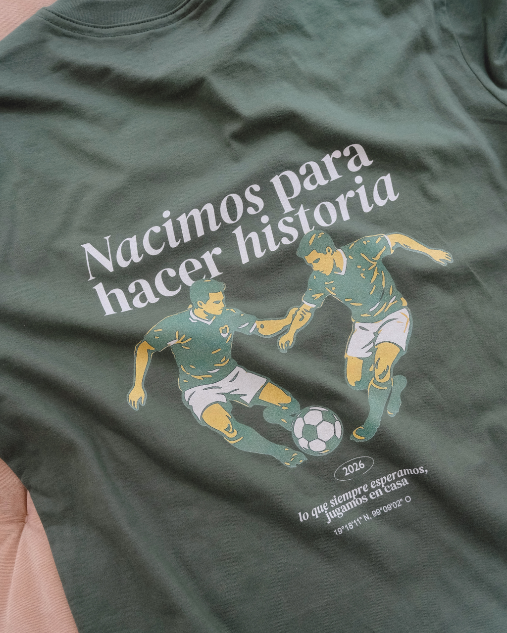 Playera Nacimos Para Hacer Historia