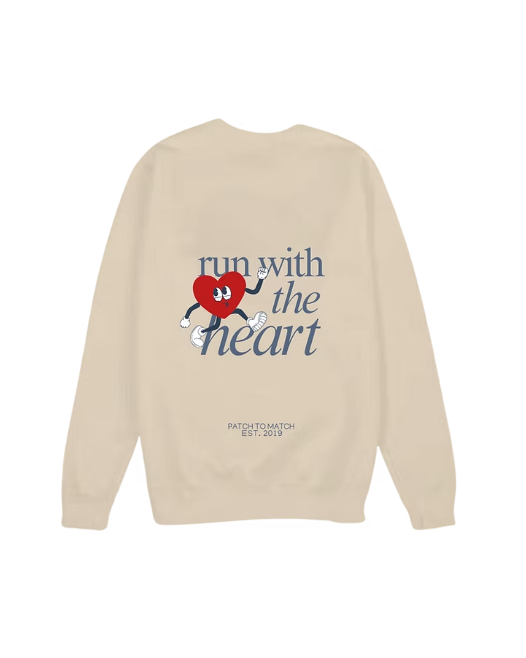 Sudadera Run With The Heart