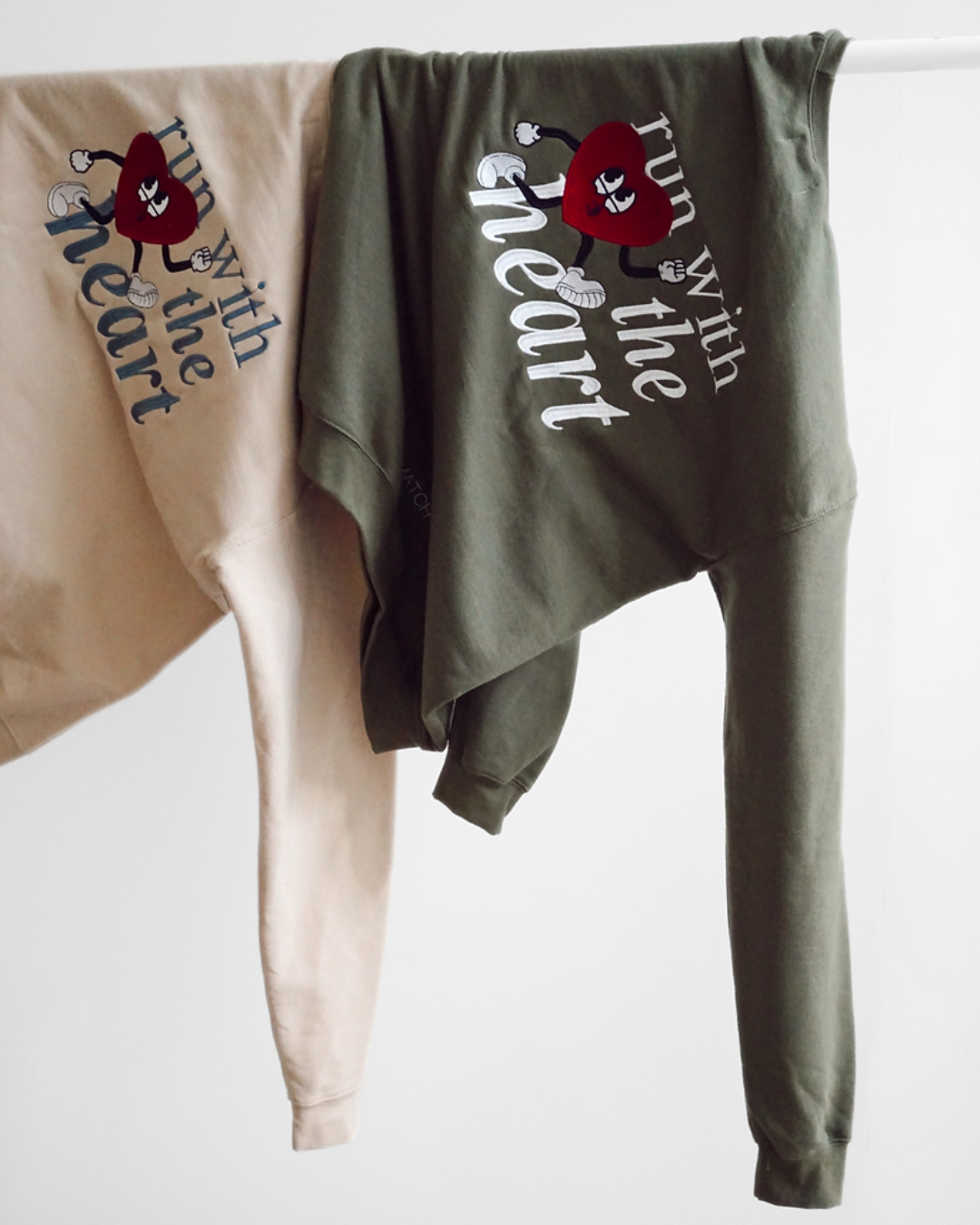 Sudadera Run With The Heart