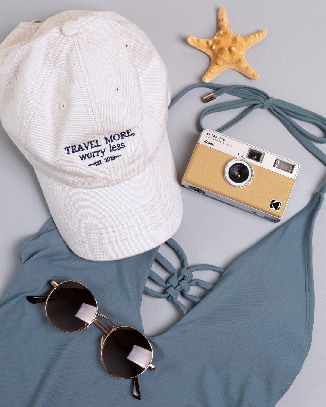 Gorra Travel More, Worry Less
